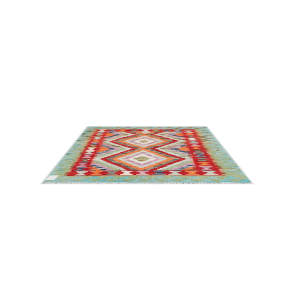 Maimana Kilim - 121 × 90 cm (4'0" x 2'11")