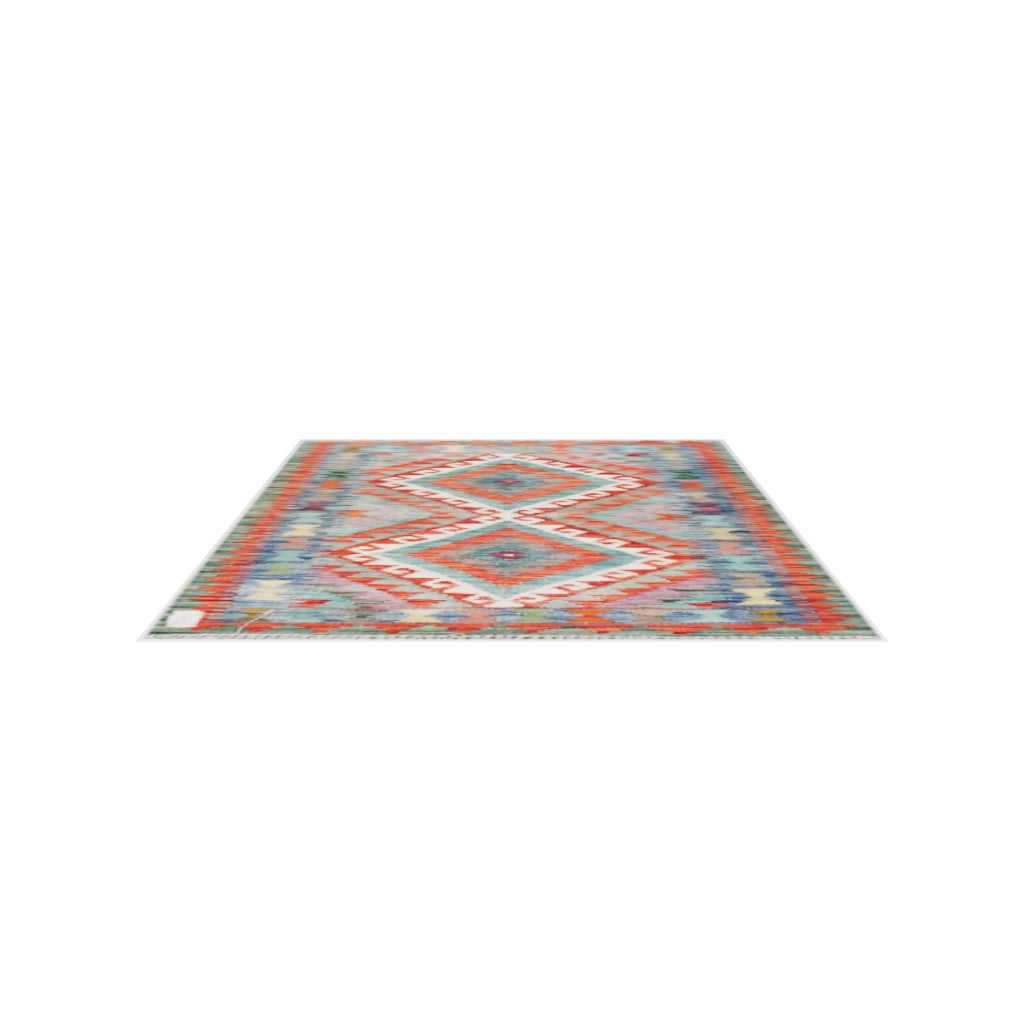 Maimana Kilim - 117 × 88 cm (3'10" x 2'11")
