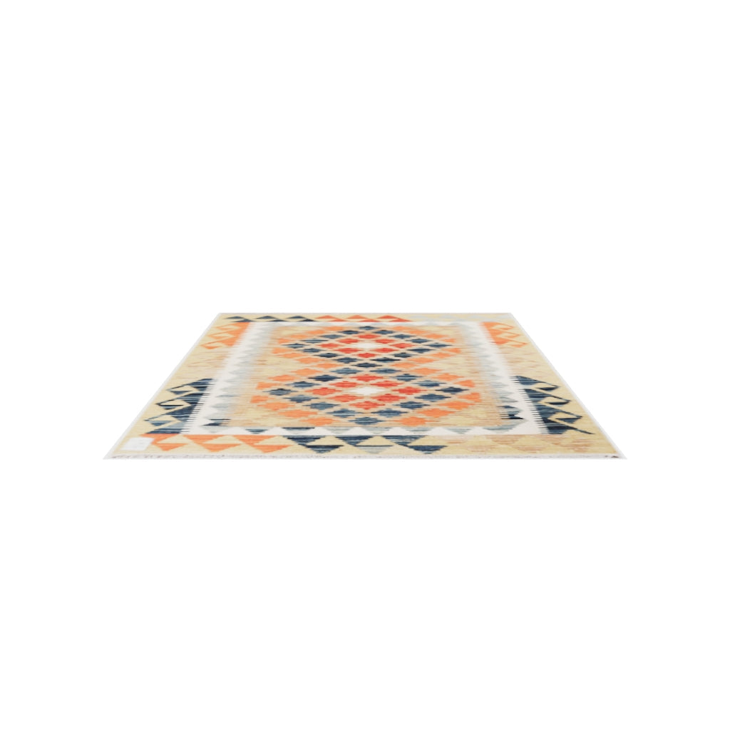 Maimana Kilim - 118 × 85 cm (3'10" x 2'9")