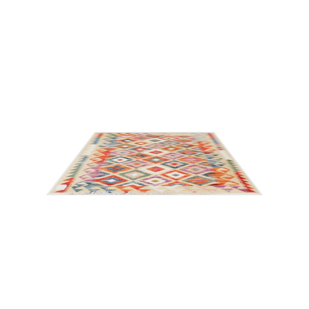 Maimana Kilim - 116 × 80 cm (3'10" x 2'7")