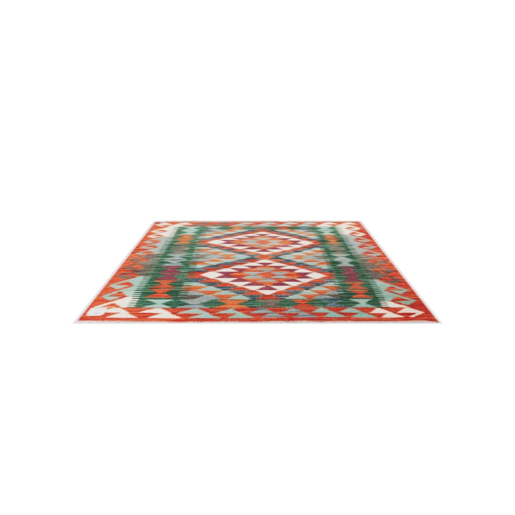 Maimana Kilim - 116 × 84 cm (3'10" x 2'9")