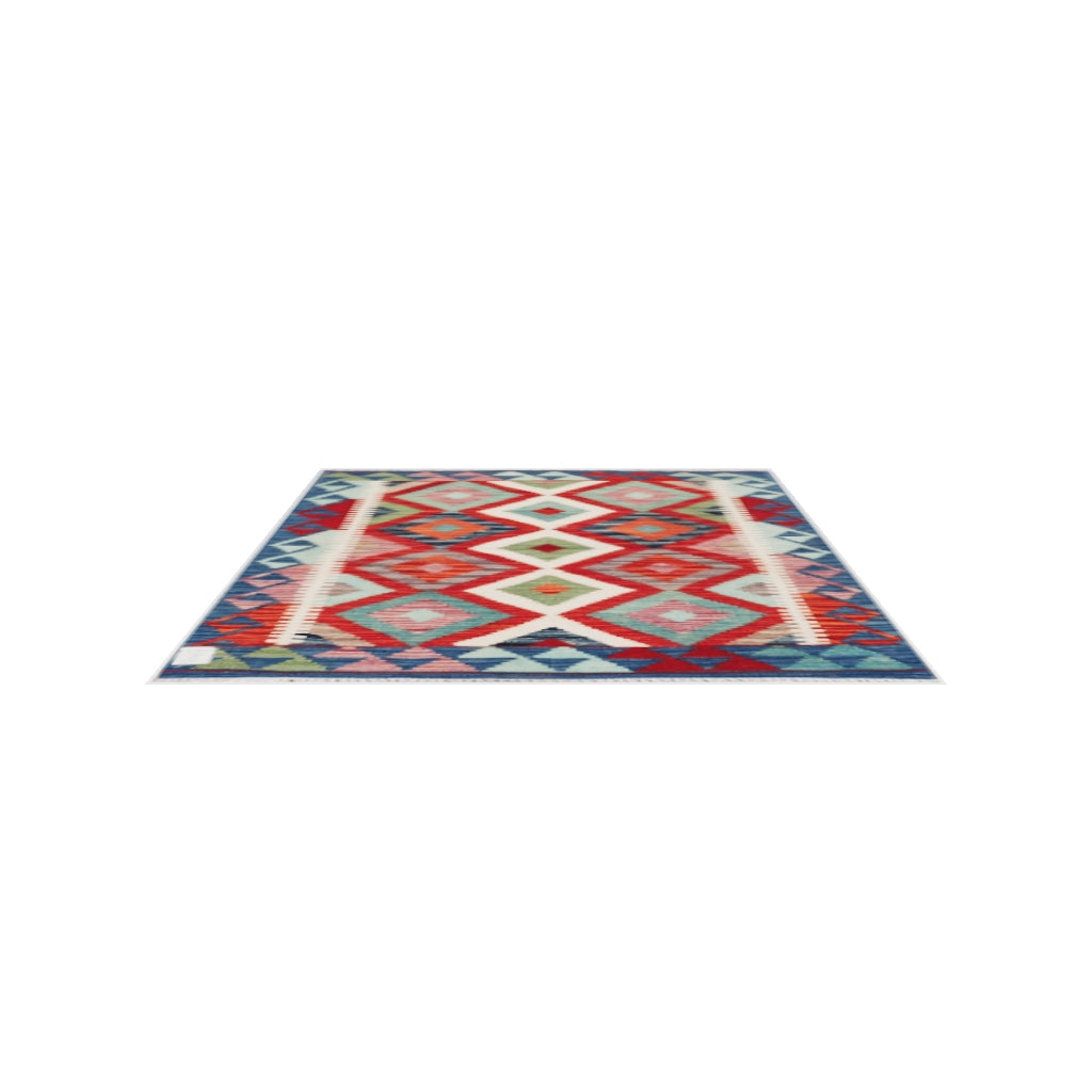 Maimana Kilim - 112 × 84 cm (3'8" x 2'9")