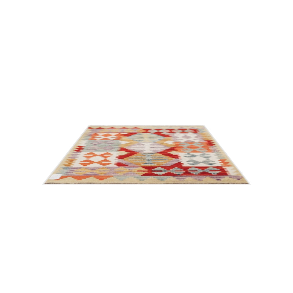 Maimana Kilim - 114 × 81 cm (3'9" x 2'8")