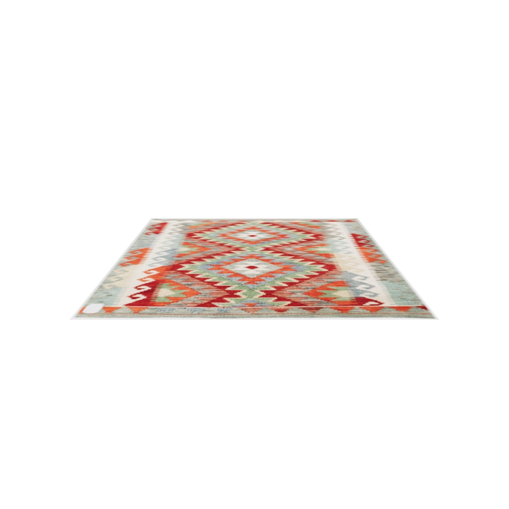 Maimana Kilim - 109 × 80 cm (3'7" x 2'7")