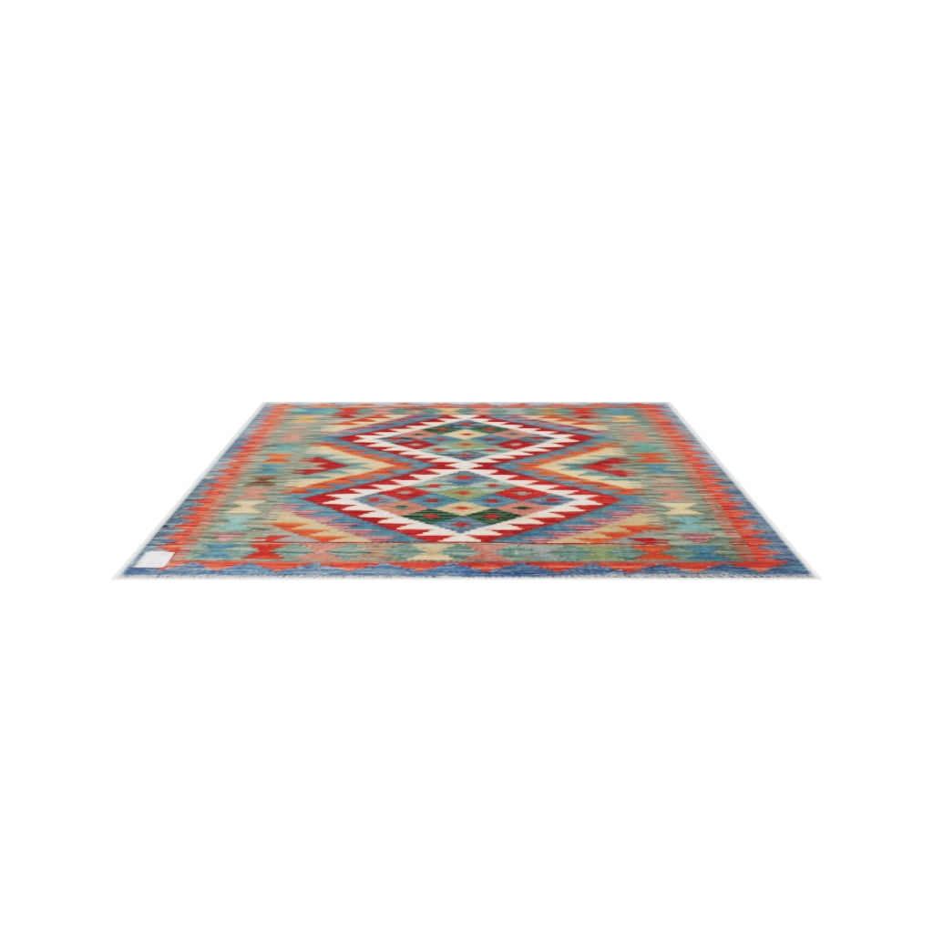 Maimana Kilim - 107 × 87 cm (3'6" x 2'10")