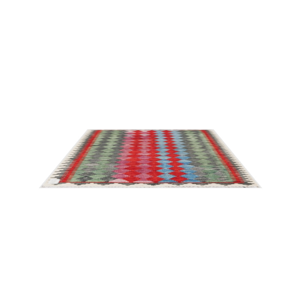 Maimana Kilim - 112 × 86 cm (3'8" x 2'10")