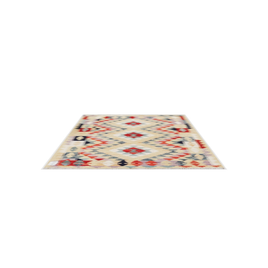 Maimana Kilim - 121 × 82 cm (4'0" x 2'8")