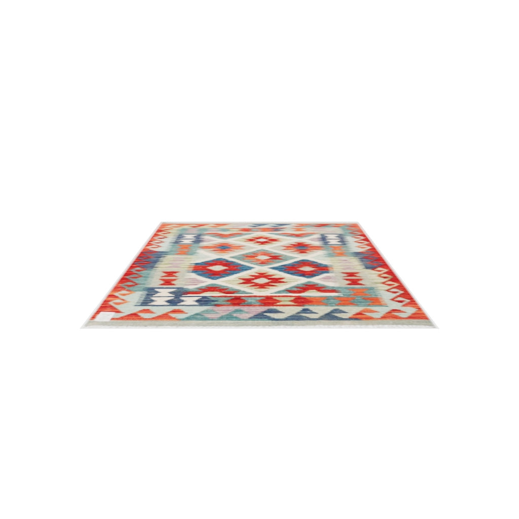 Maimana Kilim - 122 × 82 cm (4'0" x 2'8")