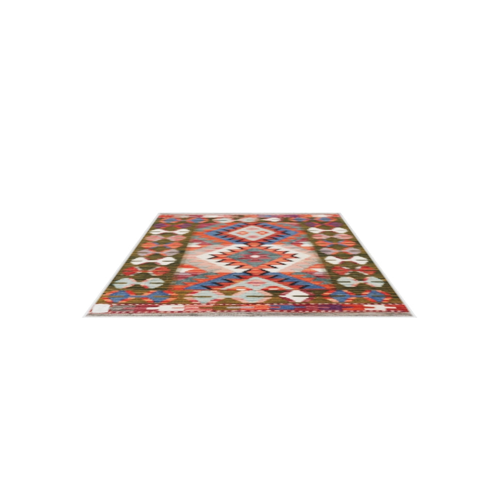 Maimana Kilim - 124 × 79 cm (4'1" x 2'7")