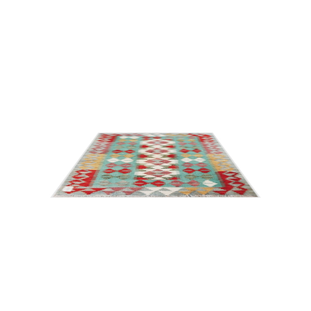 Maimana Kilim - 127 × 82 cm (4'2" x 2'8")