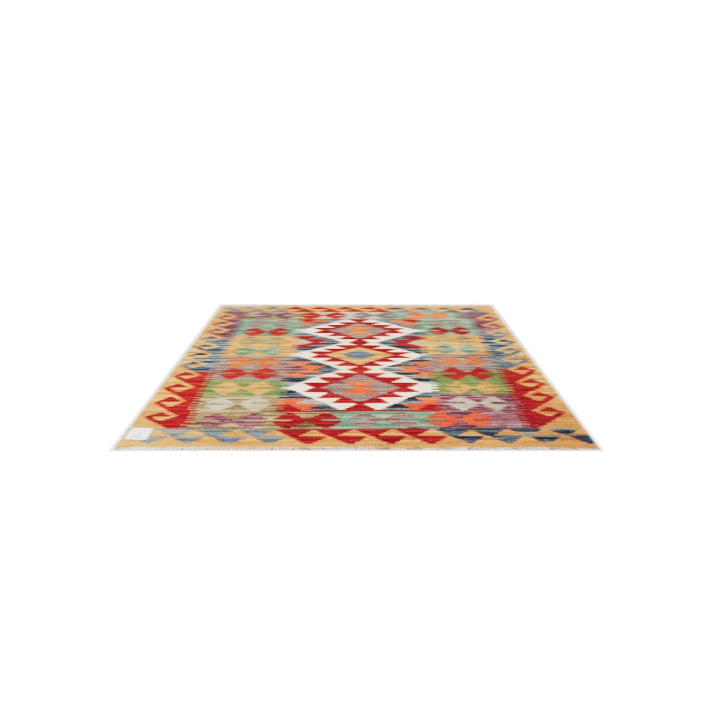 Maimana Kilim - 115 × 78 cm (3'9" x 2'7")