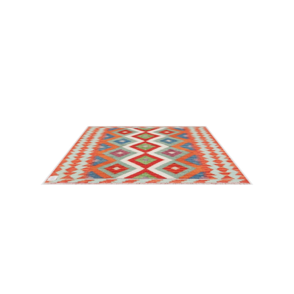 Maimana Kilim - 121 × 88 cm (4'0" x 2'11")