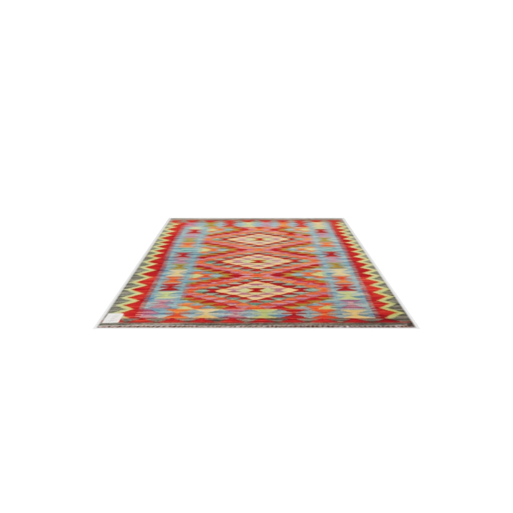 Maimana Kilim - 128 × 75 cm (4'2" x 2'6")