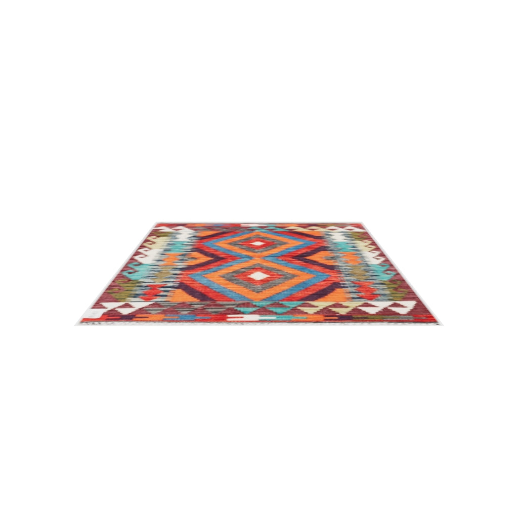 Maimana Kilim - 119 × 85 cm (3'11" x 2'9")