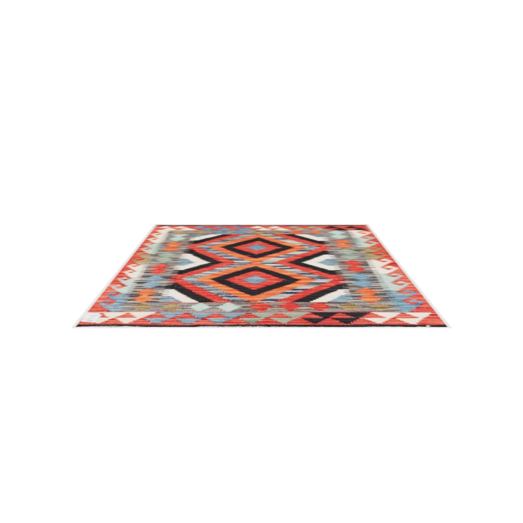 Maimana Kilim - 115 × 85 cm (3'9" x 2'9")