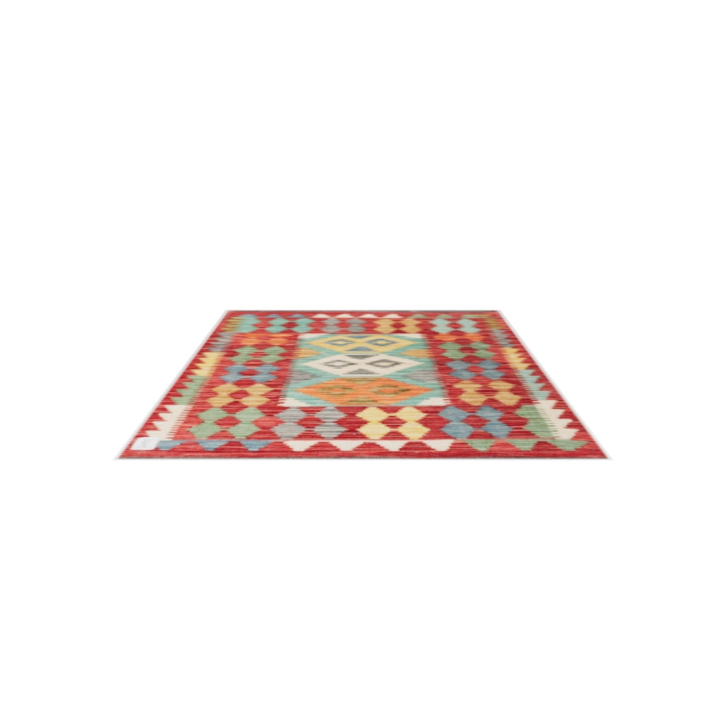 Maimana Kilim - 123 × 82 cm (4'0" x 2'8")