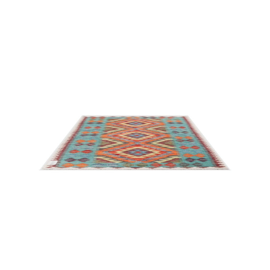 Maimana Kilim - 121 × 85 cm (4'0" x 2'9")