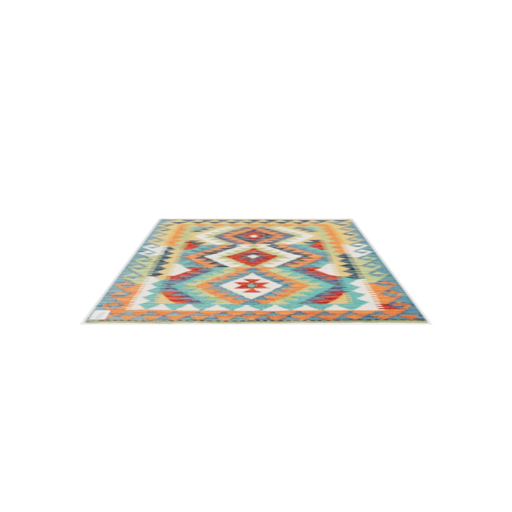 Maimana Kilim - 126 × 84 cm (4'2" x 2'9")