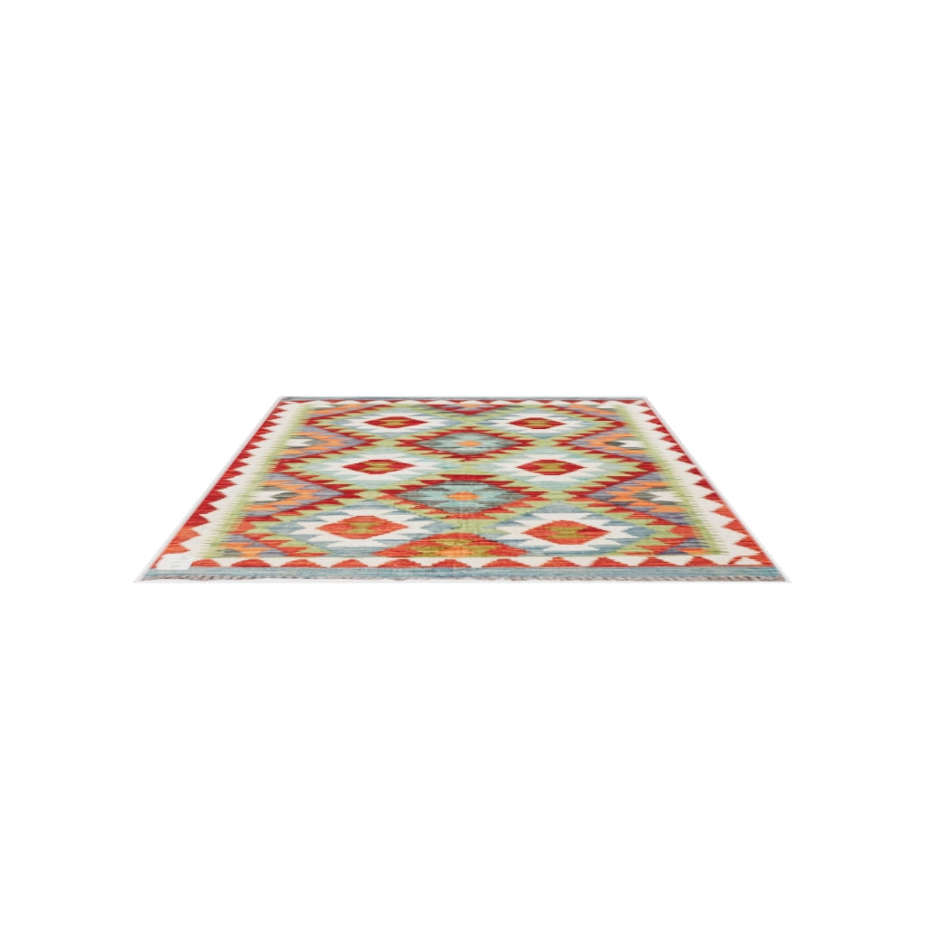 Maimana Kilim - 117 × 83 cm (3'10" x 2'9")