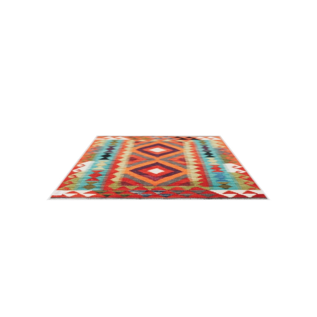 Maimana Kilim - 122 × 85 cm (4'0" x 2'9")