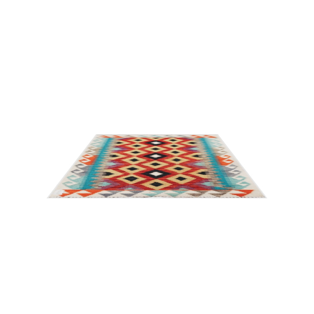 Maimana Kilim - 120 × 83 cm (3'11" x 2'9")