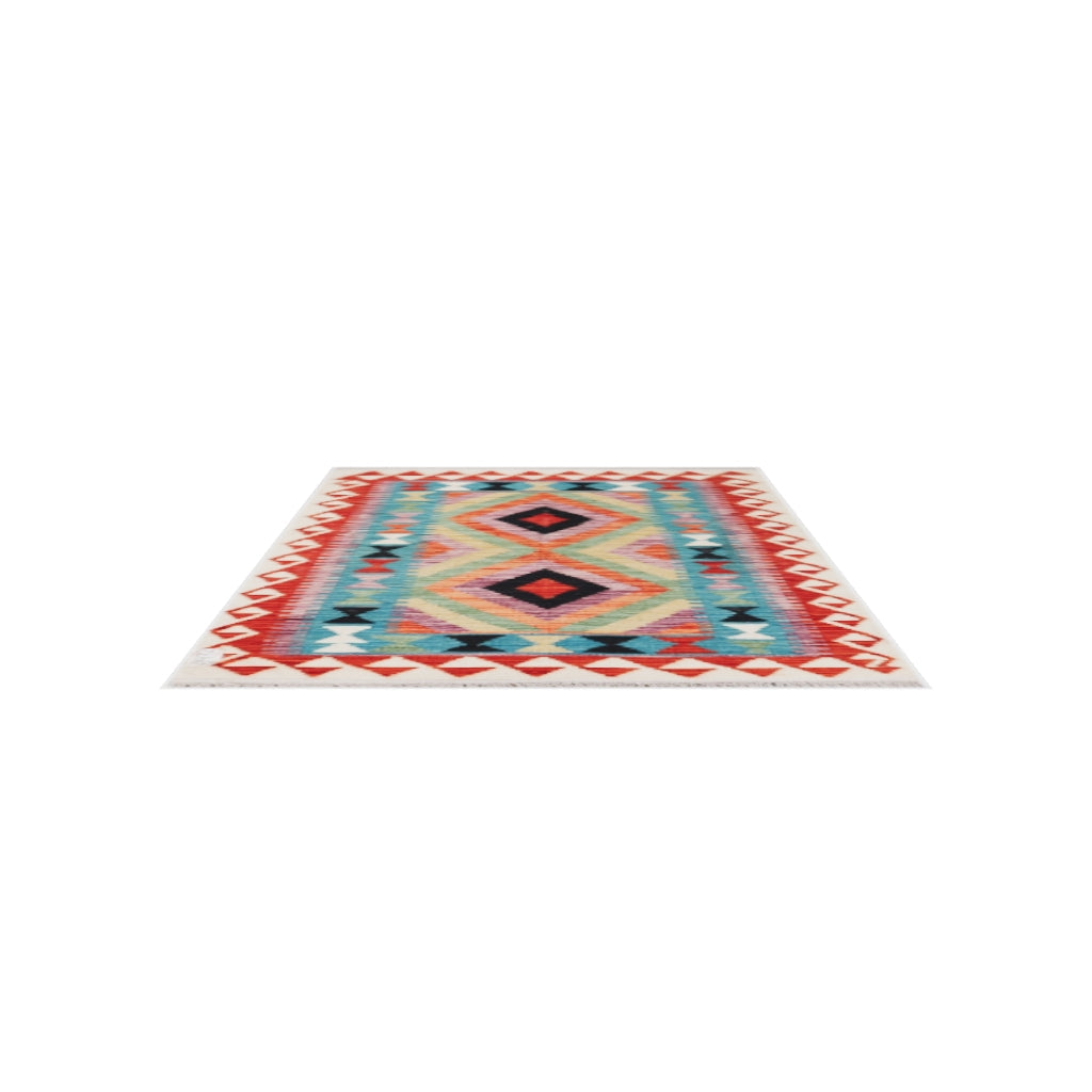 Maimana Kilim - 113 × 79 cm (3'8" x 2'7")
