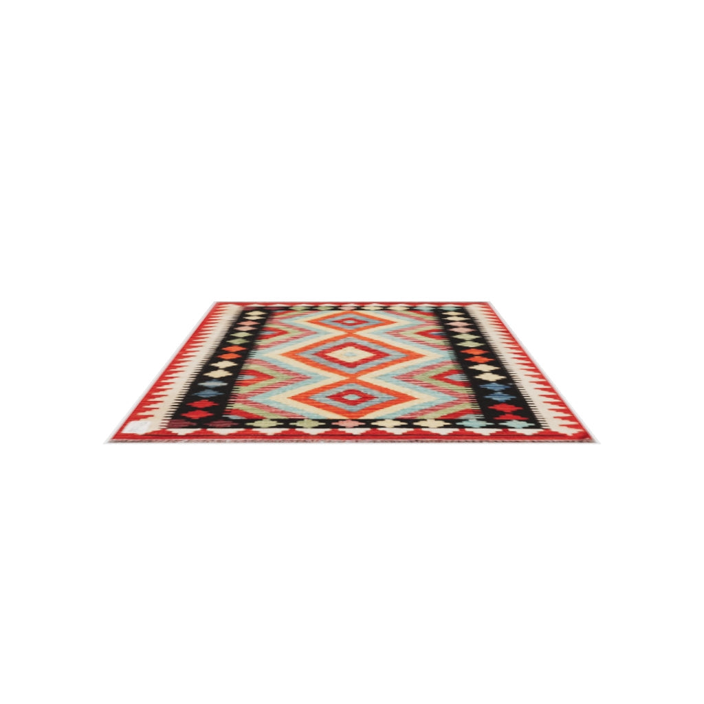 Maimana Kilim - 120 × 84 cm (3'11" x 2'9")
