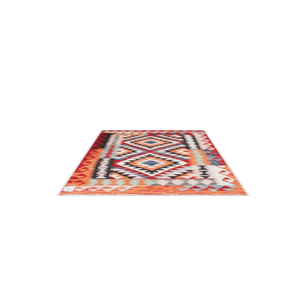 Maimana Kilim - 132 × 77 cm (4'4" x 2'6")