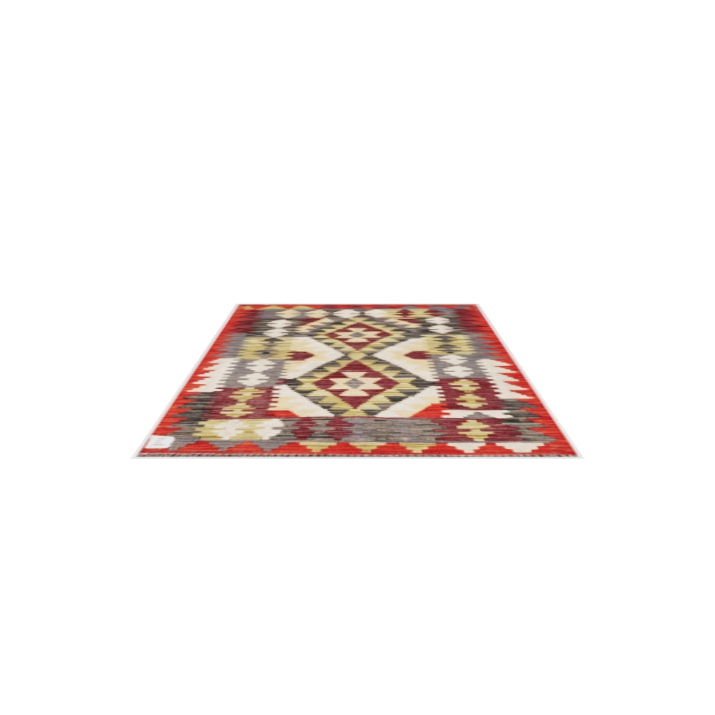 Maimana Kilim - 124 × 72 cm (4'1" x 2'4")