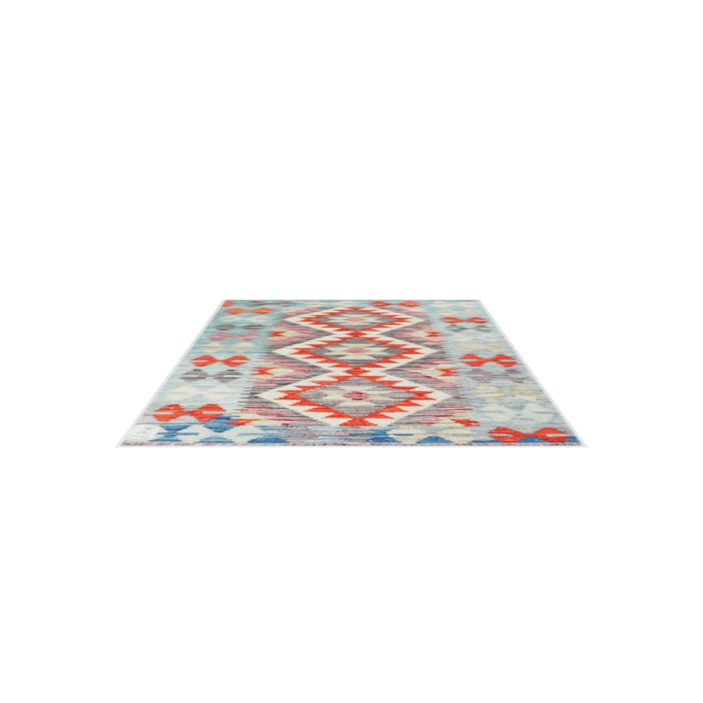 Maimana Kilim - 122 × 78 cm (4'0" x 2'7")
