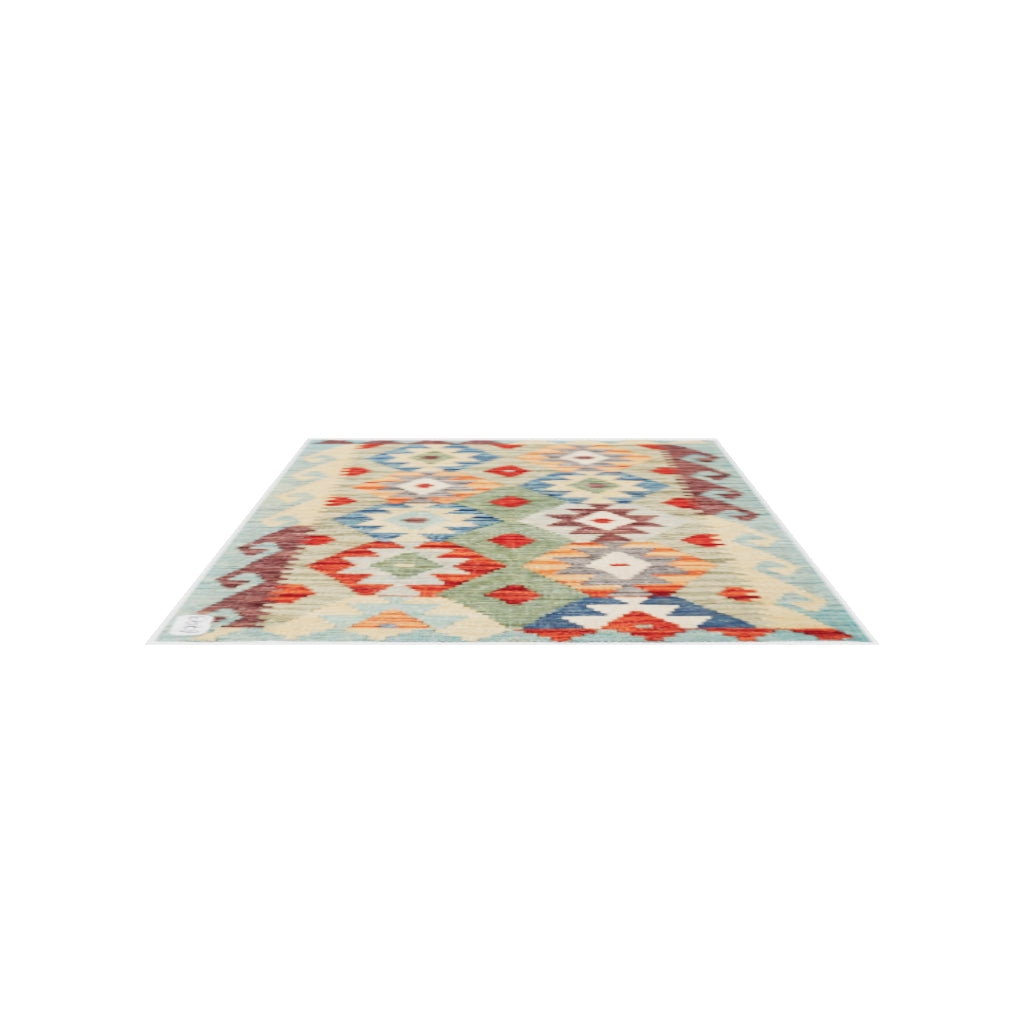 Maimana Kilim - 113 × 81 cm (3'8" x 2'8")