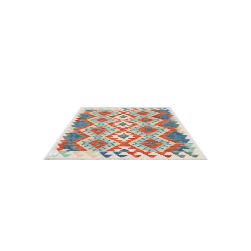 Maimana Kilim - 127 × 79 cm (4'2" x 2'7")