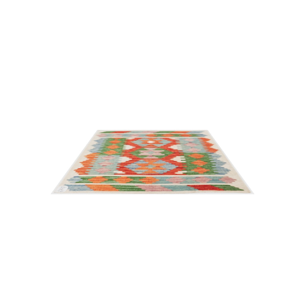 Maimana Kilim - 117 × 74 cm (3'10" x 2'5")