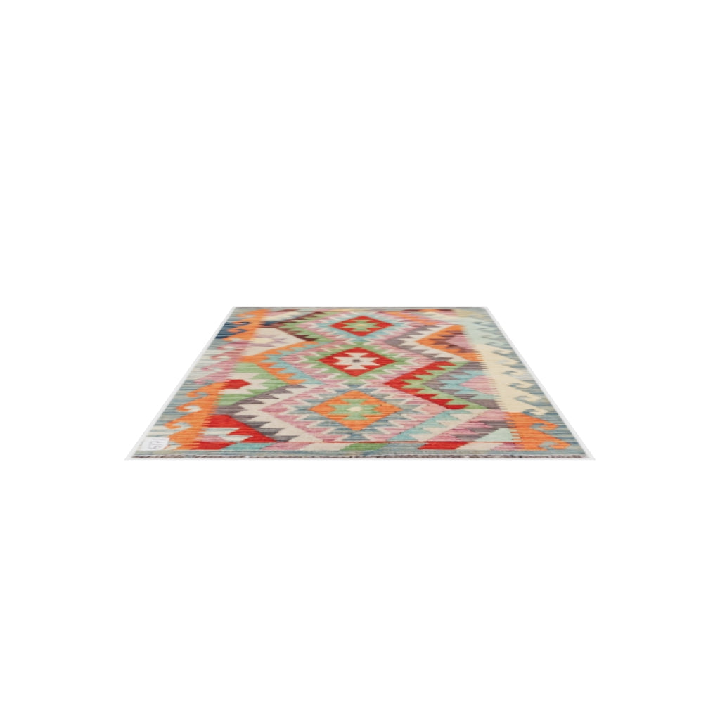 Maimana Kilim - 131 × 80 cm (4'4" x 2'7")