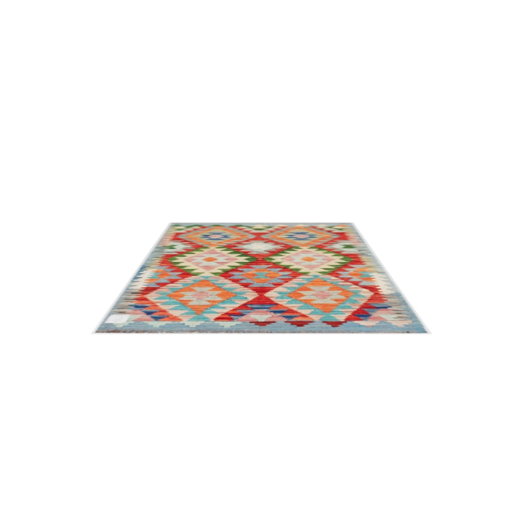 Maimana Kilim - 125 × 76 cm (4'1" x 2'6")