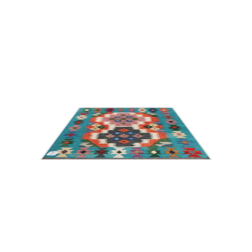 Maimana Kilim - 121 × 80 cm (4'0" x 2'7")