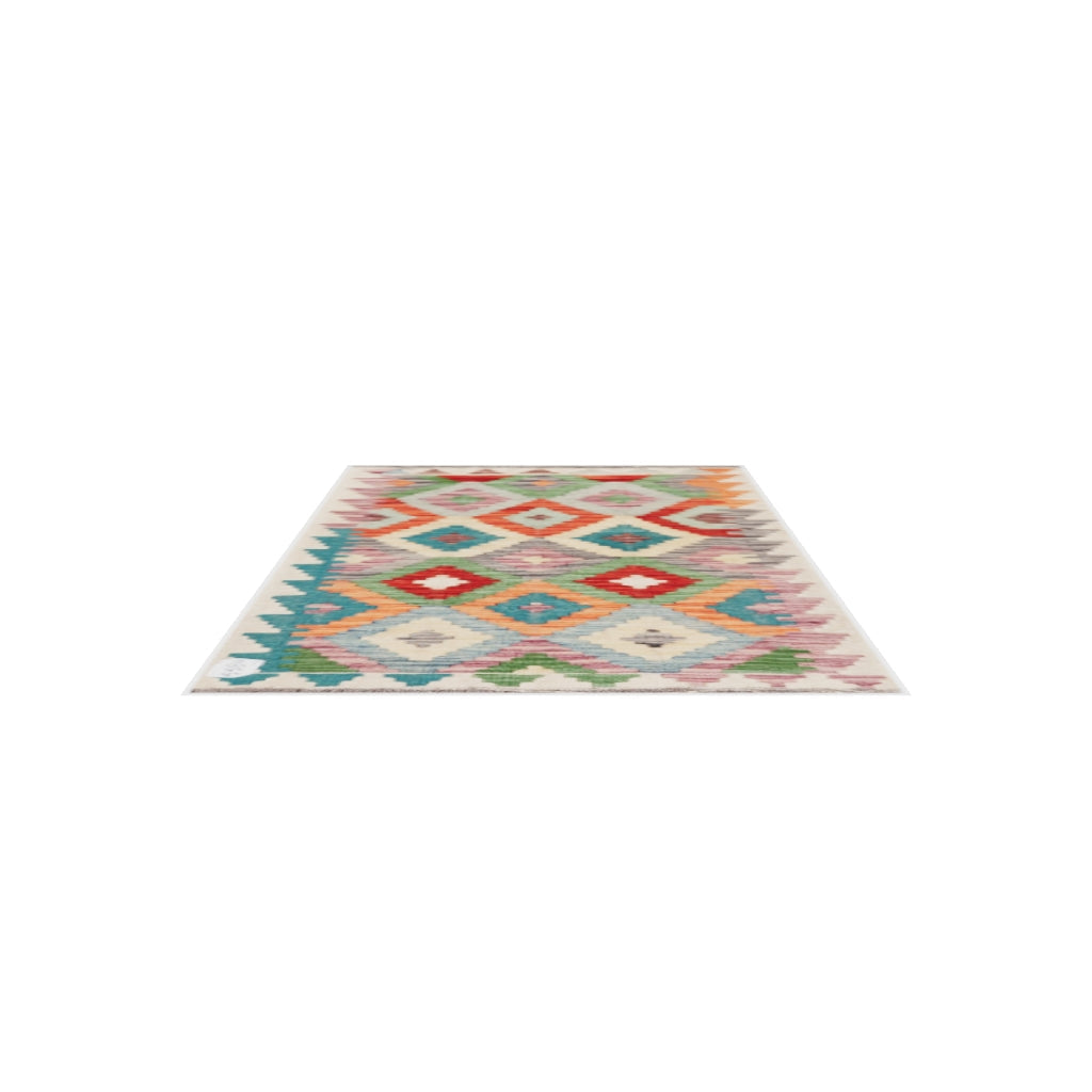 Maimana Kilim - 120 × 76 cm (3'11" x 2'6")