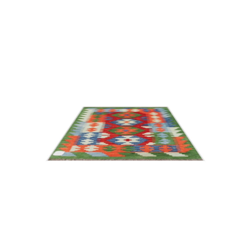 Maimana Kilim - 129 × 75 cm (4'3" x 2'6")
