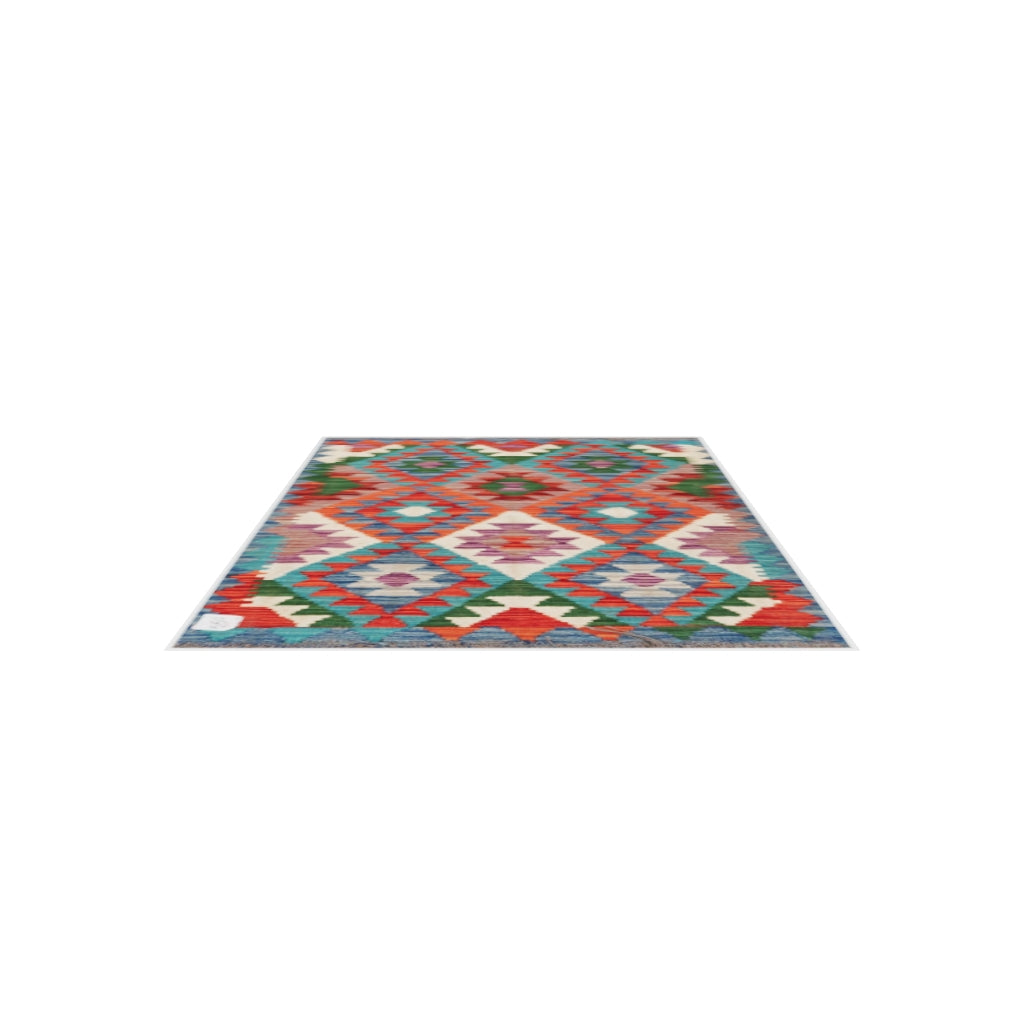 Maimana Kilim - 126 × 82 cm (4'2" x 2'8")
