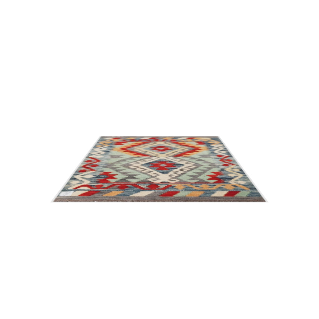 Maimana Kilim - 123 × 81 cm (4'0" x 2'8")