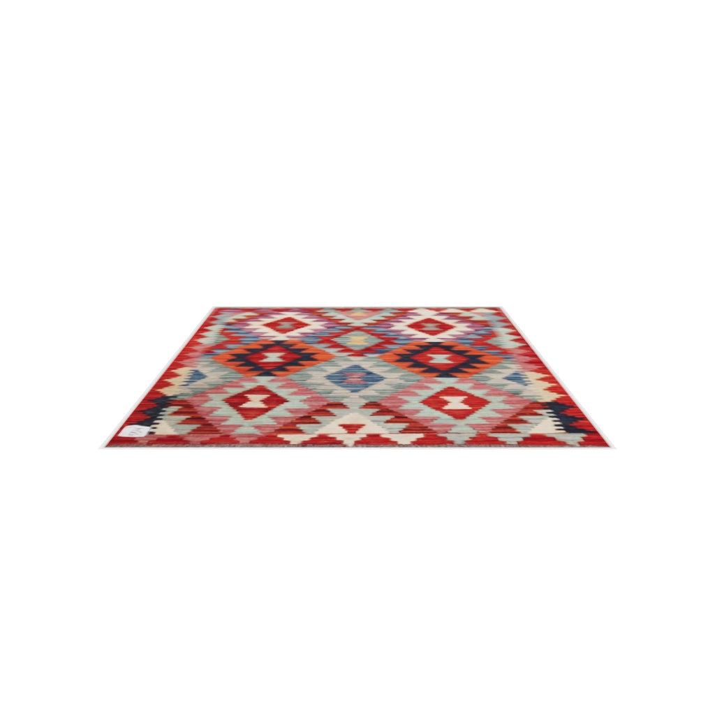 Maimana Kilim - 116 × 85 cm (3'10" x 2'9")