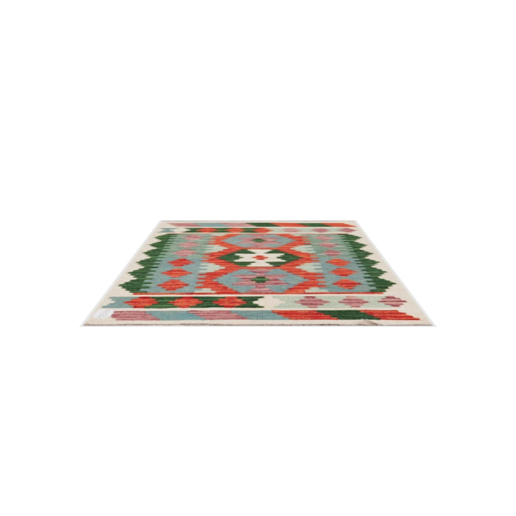 Maimana Kilim - 116 × 78 cm (3'10" x 2'7")