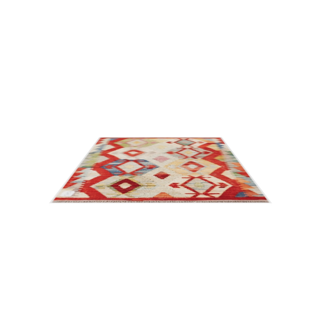Maimana Kilim - 123 × 83 cm (4'0" x 2'9")