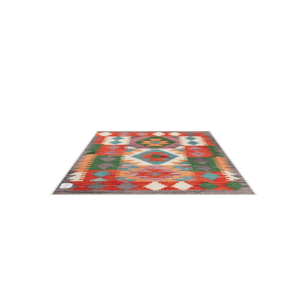 Maimana Kilim - 125 × 81 cm (4'1" x 2'8")