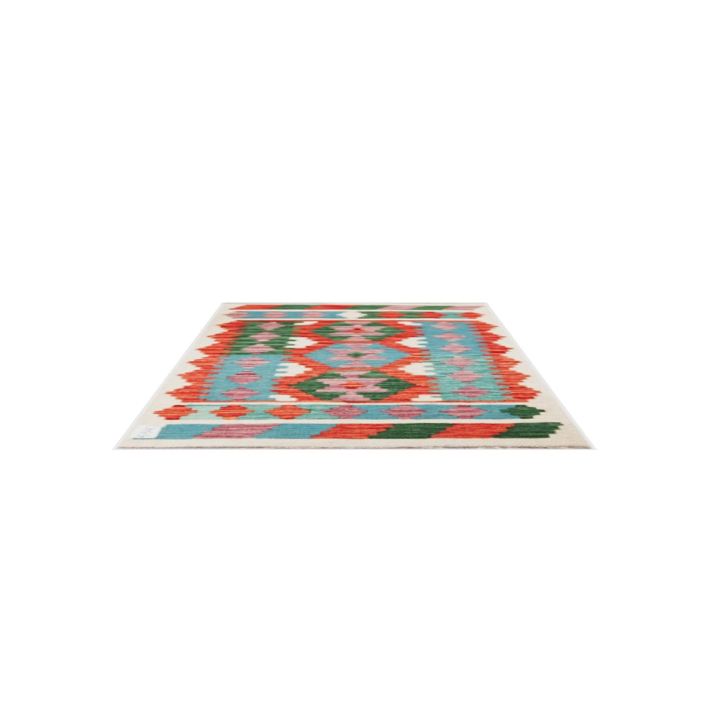 Maimana Kilim - 114 × 75 cm (3'9" x 2'6")
