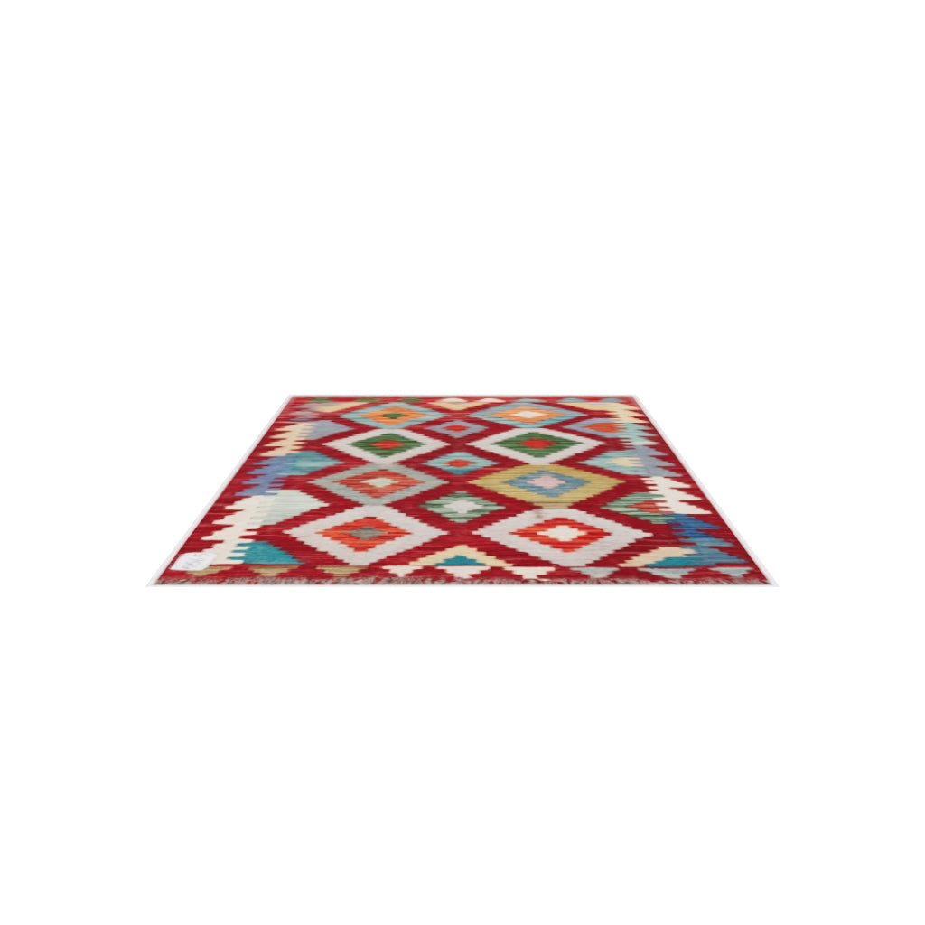 Maimana Kilim - 115 × 76 cm (3'9" x 2'6")