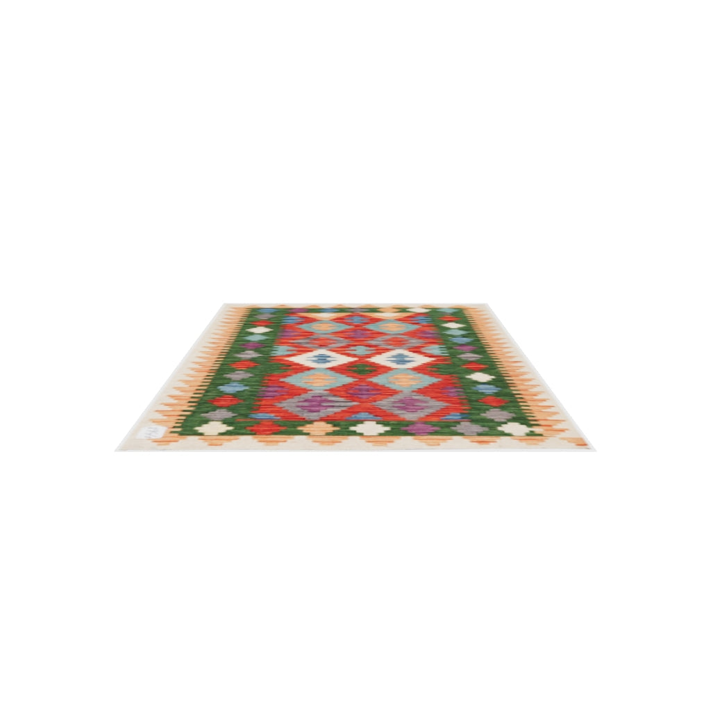 Maimana Kilim - 123 × 80 cm (4'0" x 2'7")