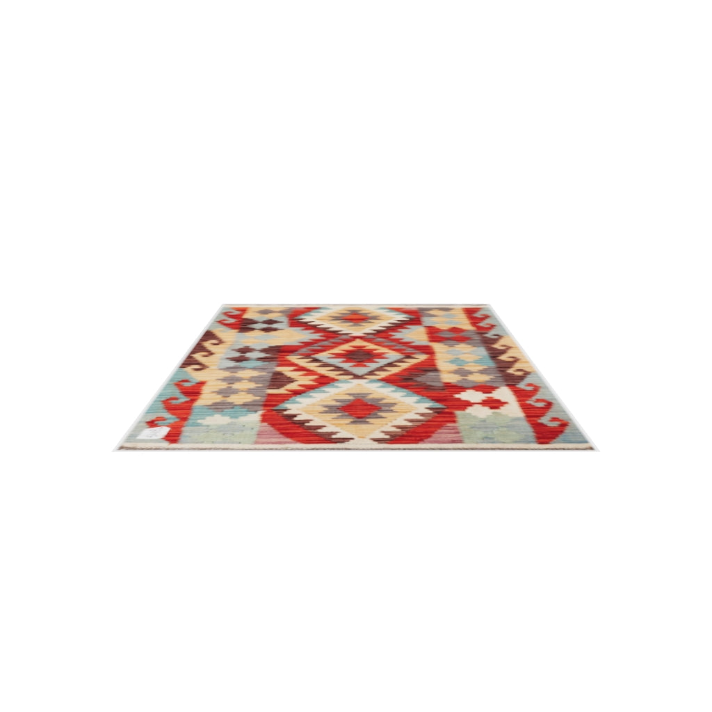 Maimana Kilim - 127 × 84 cm (4'2" x 2'9")