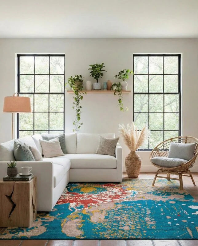 Modern Chobi Silk & Wool Rug - Size: 304 × 243 cm