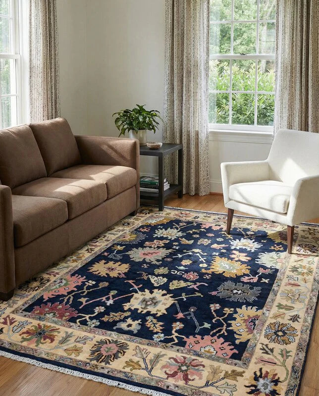 Oushak Hand Knotted Chobi Rug - Size: 320 × 243 cm